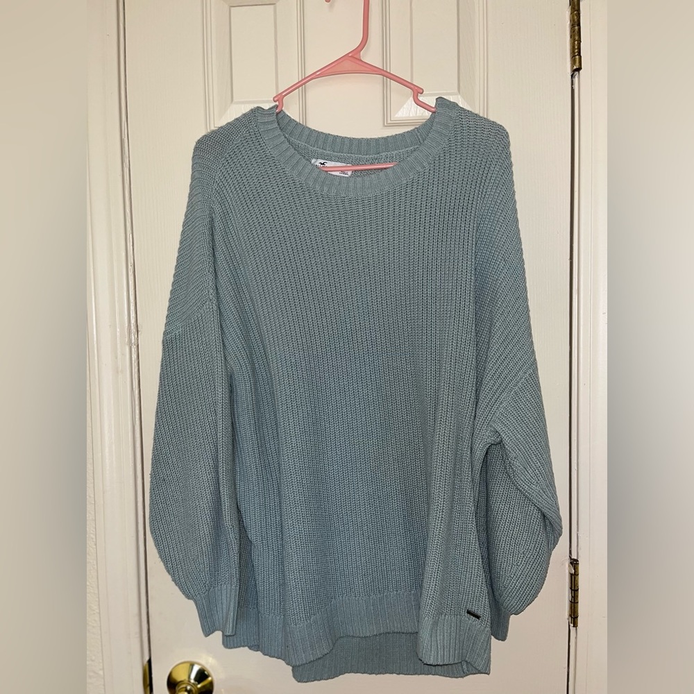 Hollister oversized crew neck knit sweater